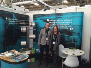 Tracy and Karl at Packing Innovation Exhibition 2016