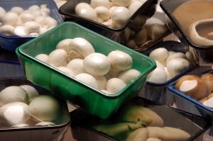 packaged mushrooms